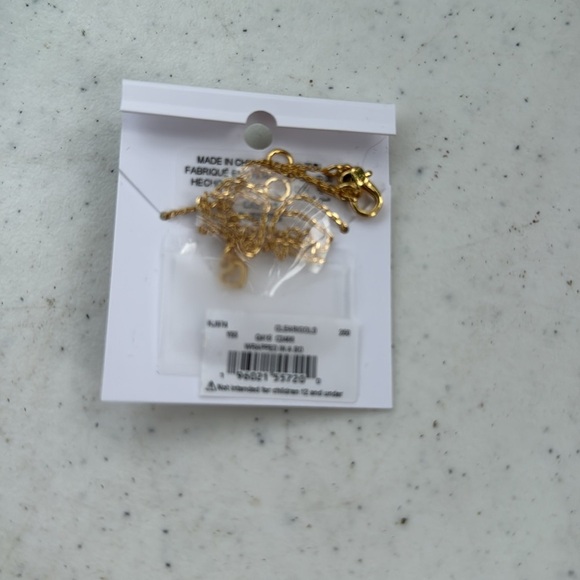 Kate Spade gold Wrapped in a Bow cubic zirconia necklace. NWT. - Picture 3 of 3